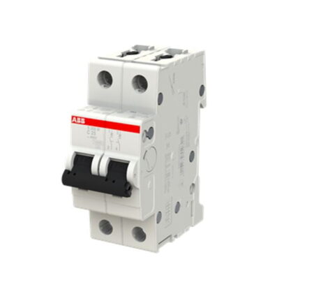 2CDS272001R0254, S202M-C25 – INT. TERMOMAGNETICO 2X25A 20KA/230VAC, RIEL DIN