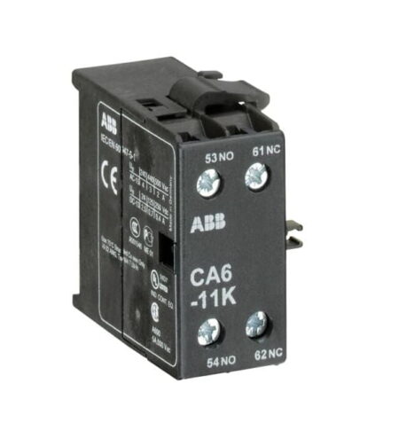 GJL1201317R0001, CA6-11K – CONTACTO AUXILIAR 1NA+1NC, MONTAJE LATERAL P/ MINI CONTACTOR