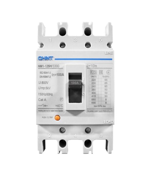 NM1-125H-3300 100A. INT. CAJA MOLDEADA