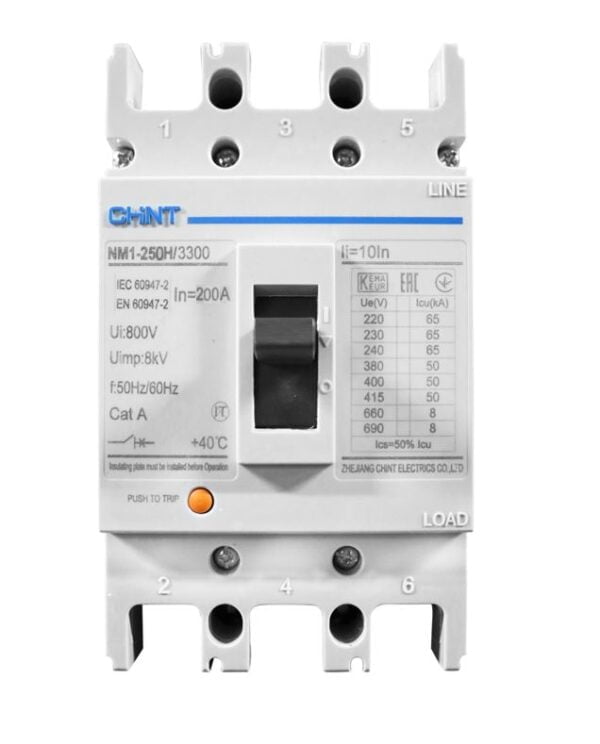 NM1-250H-3300 200A. INT. CAJA MOLDEADA