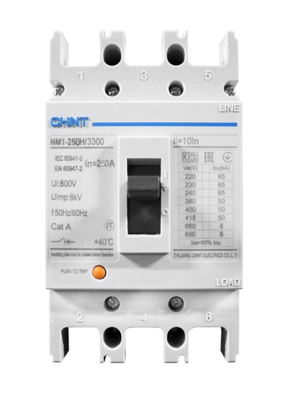 NM1-250H-3300 250A. INT. CAJA MOLDEADA