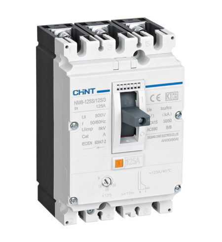 NM8-125S/125/3, INT. CAJA MOLDEADA NM8 TRIF. REG. 100-125A 415V/50KA