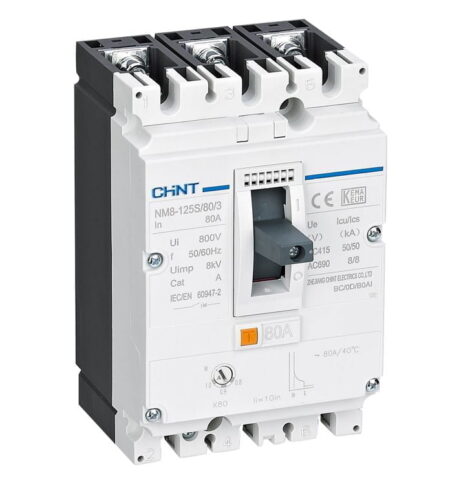 NM8-125S/80/3, INT. CAJA MOLDEADA NM8 TRIF. REG. 64-80A 415V/50KA