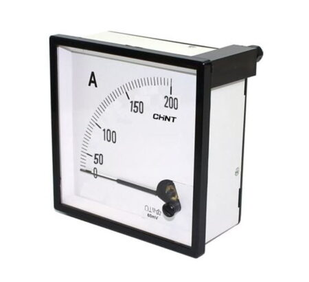 NP72-A 200/5, AMPERIMETRO ANALOGICO 72MMX72MM, RANGO 200/5A