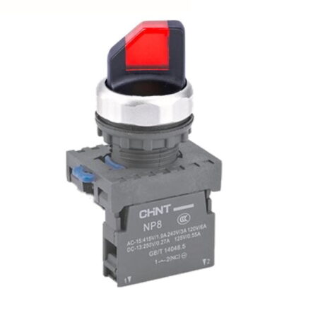 NP8-10XD/214 (110-220VAC), SELECTOR LUMINOSO PLASTICO, 0-1, 2 POSICIONES FIJAS, 1NA, C/ LED ROJO 110-220VAC NP8-10XD/214 (110-220VAC), SELECTOR LUMINOSO PLASTICO, 0-1, 2 POSICIONES FIJAS, 1NA, C/ LED ROJO 110-220VAC