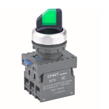NP8-20XD/213 (110-220VAC), SELECTOR LUMINOSO PLASTICO, 0-1, 2 POSICIONES FIJAS, 2NA, C/ LED VERDE 110-220VAC NP8-20XD/213 (110-220VAC), SELECTOR LUMINOSO PLASTICO, 0-1, 2 POSICIONES FIJAS, 2NA, C/ LED VERDE 110-220VAC