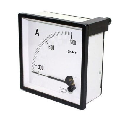 NP96-A 1200/5A, AMPERIMETRO ANALOGICO 96MMX96MM, RANGO 1200/5A