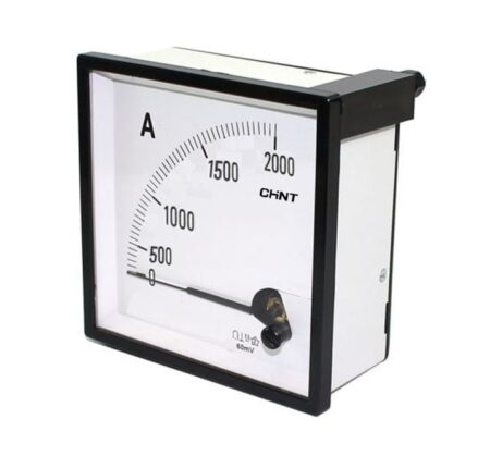 NP96-A 2000/5A, AMPERIMETRO ANALOGICO 96MMX96MM, RANGO 2000/5A
