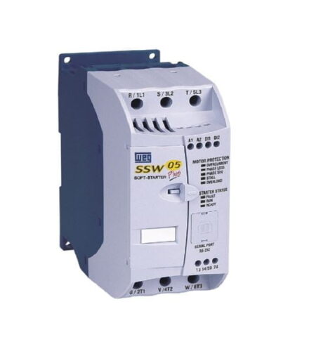 10413826, SSW05 003 T2246 TPZ – ARRANCADOR SUAVE ELECTRONICO SSW05, 0.75HP(0.55KW)/220VAC, 0.75HP(0.55KW)/440VAC, 3A, 200-240V