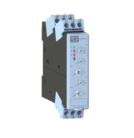 12337266, ERWM-VM1-01090 – RELE DE MONITOREO TRIFASICO, TEMP. 0-30S, 1NA/NC, 208-480VAC