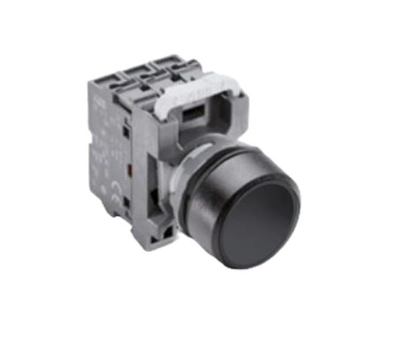 1SFA611100P110610, MP1-10B-KA – PULSADOR MODULAR RASANTE PLASTICO NEGRO, 1NA, DIAM. 22MM