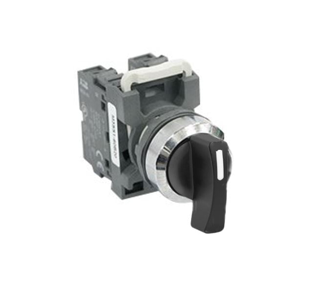 1Sfa611214P1206, M3Ss5-10B-Kaa - Selector Modular 1-0-2 De Maneta Larga Negro C/Retorno Diam. 22Mm 2Na 1-Redcoind 1SFA611214P1206. M3SS5-10B-KAA - SELECTOR