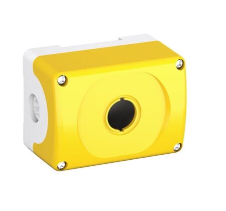 1SFA611821R1000, MEPY1-0 – CAJA BOTONERA AMARILLA 1 ORIFICIO, DIAM. 22MM