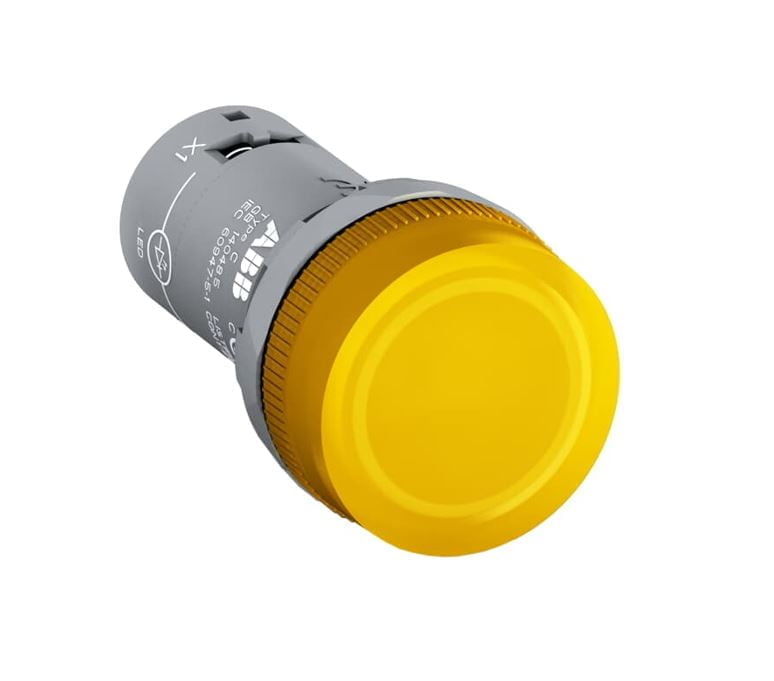 1Sfa619403R5153, Cl2-515Y - Piloto Compacto Amarillo, Led 110-130Vdc, Diam. 22Mm 1-Redcoind 1SFA619403R5153. CL2-515Y - PILOTO COMPACTO AMARILLO