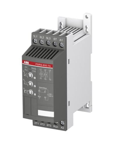 1SFA896105R7000, PSR9-600-70 – ARRANCADOR SUAVE ELECTRONICO 3HP(2.2KW)/230VAC – 5HP(4KW)/440VAC, 6.8A 1SFA896105R7000, PSR9-600-70 – ARRANCADOR SUAVE ELECTRONICO 3HP(2.2KW)/230VAC – 5HP(4KW)/440VAC, 6.8A