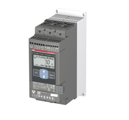 1SFA897104R7000, PSE37-600-70 – ARRANCADOR SUAVE ELECTRONICO 12HP(9KW)/230VAC – 25HP(18KW)/440VAC, 37A