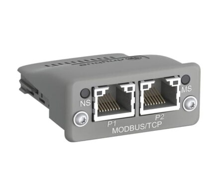 1SFA899300R1008, AB-MODBUS-TCP-2 – MODULO ADAPTADOR PROTOCOLO MODBUS, 2 PUERTOS