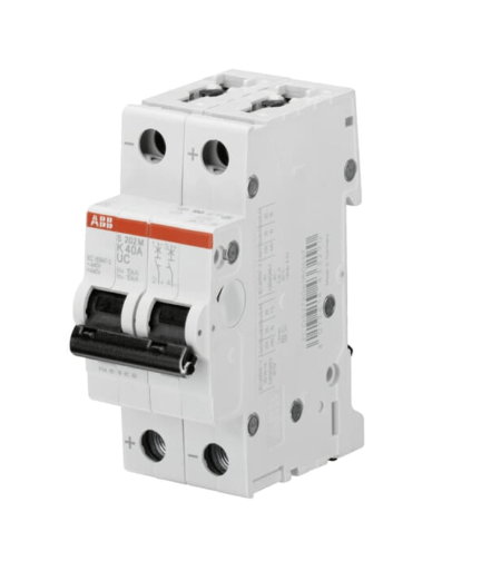 2CDS272061R0487, S202M-K20UC – INT. TERMOMAGNETICO 2X20A 10KA/250VDC, RIEL DIN