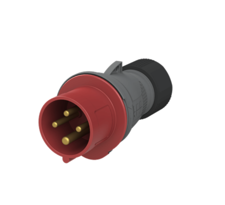 2CMA101956R1000, 316EP6 – ENCHUFE INDUSTRIAL 16A 3P+T 200-250VAC, COLOR ROJO 6H, IP44 2CMA101956R1000, 316EP6 – ENCHUFE INDUSTRIAL 16A 3P+T 200-250VAC, COLOR ROJO 6H, IP44