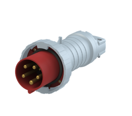 2CMA166798R1000, 463P6W – ENCHUFE INDUSTRIAL 63A 3P+N+T 380-415VAC, COLOR ROJO 6H, IP67 2CMA166798R1000, 463P6W – ENCHUFE INDUSTRIAL 63A 3P+N+T 380-415VAC, COLOR ROJO 6H, IP67