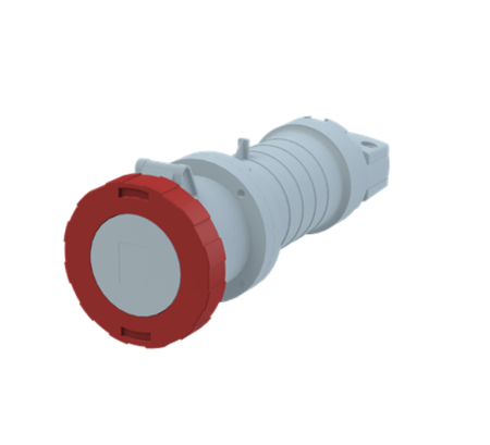 2CMA166906R1000, 463C6W – TOMACORRIENTE INDUSTRIAL AEREA 63A 3P+N+T 380-415VAC, COLOR ROJO 6H, IP67 2CMA166906R1000, 463C6W – TOMACORRIENTE INDUSTRIAL AEREA 63A 3P+N+T 380-415VAC, COLOR ROJO 6H, IP67