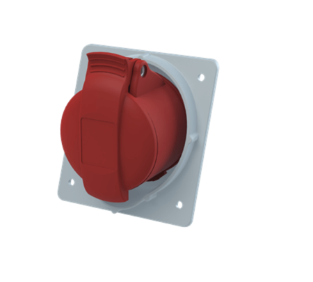 2CMA170044R1000, 432RAM6 – TOMACORRIENTE INDUSTRIAL EMPOTRABLE 32A 3P+N+T 380-415VAC, COLOR ROJO 6H, IP44 2CMA170044R1000, 432RAM6 – TOMACORRIENTE INDUSTRIAL EMPOTRABLE 32A 3P+N+T 380-415VAC, COLOR ROJO 6H, IP44