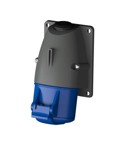 2CMA193108R1000, 316RS9 – TOMACORRIENTE INDUSTRIAL ADOSABLE 16A 3P+T 200-250VAC, COLOR AZUL, IP44