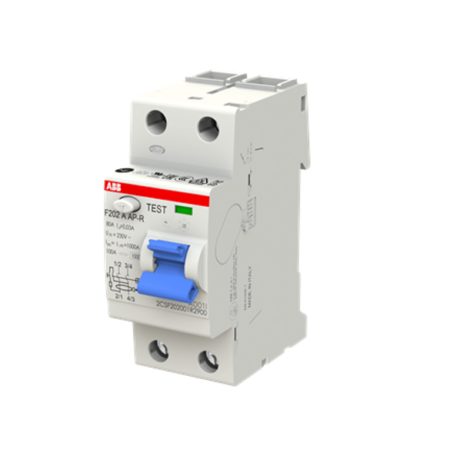 2CSF202401R1800, F202 A – INT. DIFERENCIAL 2X80A 30MA, SUPERINMUNIZADO