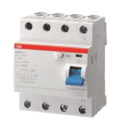 2CSF204005R3800, F204 AC – INT. DIFERENCIAL 4X80A 300MA