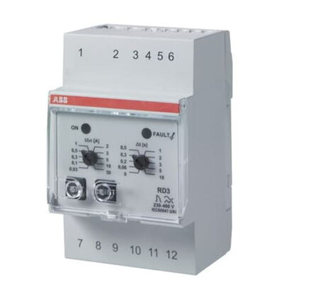 2CSJ201001R0002, RD3 – RELE DIFERENCIAL 2NA/NC, 230-400VAC