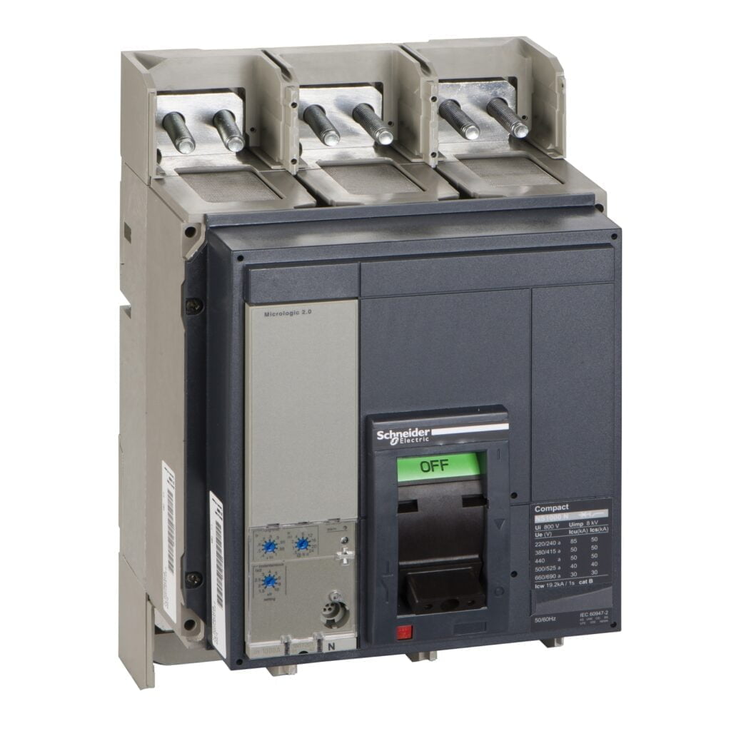 33472, NS1000N - INT. CAJA MOLDEADA TRIF. REG. 400-1000A, 85KA/220VAC, 50KA/440VAC, C/ UNIDAD DE DISPARO