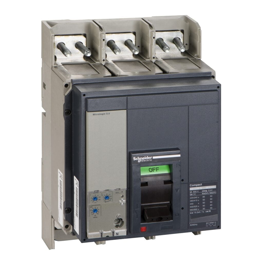 33478, NS1250N - INT. CAJA MOLDEADA TRIF. REG. 500-1250A, 85KA/220VAC, 50KA/440VAC, C/ UNIDAD DE DISPARO