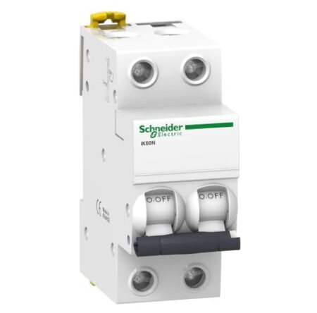 A9K24240, INT. TERMOMAGNETICO IK60N 2X40A 230/400VAC 10/5KA, RIEL DIN