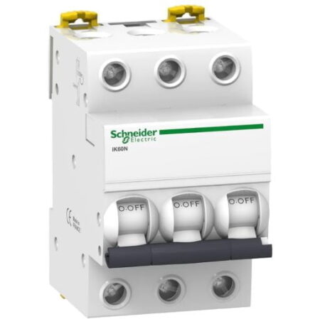 A9K24363, INT. TERMOMAGNETICO IK60N 3X63A 230/400VAC 10/5KA, RIEL DIN A9K24363, INT. TERMOMAGNETICO IK60N 3X63A 230/400VAC 10/5KA, RIEL DIN