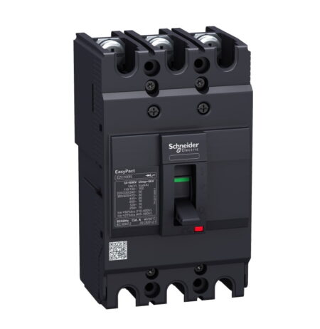 EZC100N3060, EZC100N – INT. CAJA MOLDEADA EASYPACT TRIF. FIJO 60A, 25KA/240VAC, 10KA/440VAC