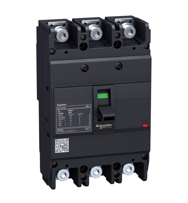 Ezc250N3225, Ezc250N - Int. Caja Moldeada Easypact Trif. Fijo 225A, 50Ka/240Vac, 20Ka/440Vac 1-Redcoind EZC250N3225. EZC250N - INT. CAJA MOLDEADA EASYPACT