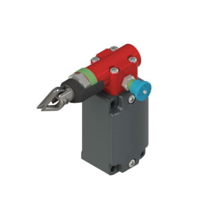 FD 983-M2, INTERRUPTOR DE SEGURIDAD DE CUERDA CON REARME P/ PARADA DE EMERGENCIA SALIDA/TRANSVERSAL IZQUIERDA, 2NC, ACCION LENTA, CONEX. M20, IP67