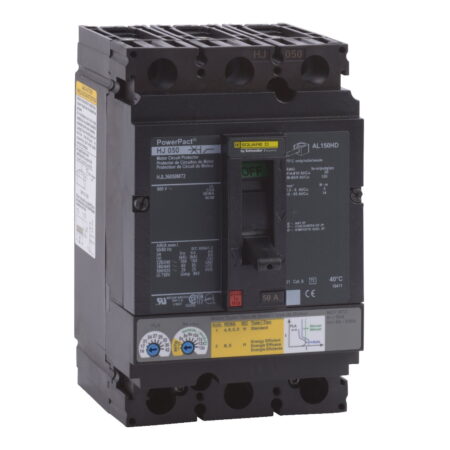 HJL36050M72, INT. CAJA MOLDEADA POWERPACT H ELECTRONICO TRIF. FIJO 50A, 65KA/480VAC