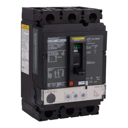 HJL36150U33X, INT. CAJA MOLDEADA POWERPACT H ELECTRONICO TRIF. FIJO 150A, 100KA/240VAC, 65KA/480VAC