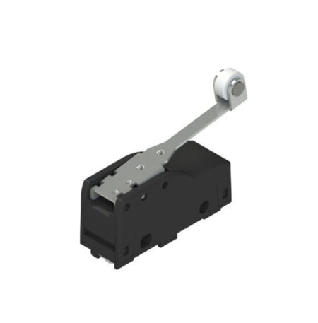 MK V11D40, MICRO SWITCH PALANCA LARGA C/ ROLDANA TERMOPLASTICA, ACCION DIRECTA, 1NA+1NC, 5A 250VAC, NEGRO, IP40 MK V11D40, MICRO SWITCH PALANCA LARGA C/ ROLDANA TERMOPLASTICA, ACCION DIRECTA, 1NA+1NC, 5A 250VAC, NEGRO, IP40