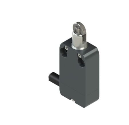 NF B110BB-DN2, FINAL DE CARRERA MODULAR, EMBOLO C/ ROLDANA DE ACERO, 1NA+1NC, ACCION RAPIDA, CABLE 2MT, IP67