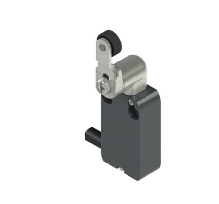 NA B112KC-DN2, FA 4131-2DN – FINAL DE CARRERA PALANCA INVERTIDA C/ ROLDANA TERMOPLASTICA, 1NA+1NC, ACCION RAPIDA, PRECABLEADO, IP67