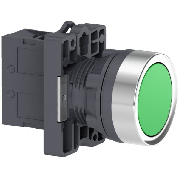 XA2EA31. PULSADOR PLASTICO RASANTE VERDE