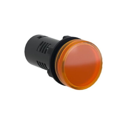XA2EVM5LC, PILOTO AMARILLO LUMINOSO LED 220VAC, DIAM. 22MM, MAT. PLASTICO MONOLITICO, IP40