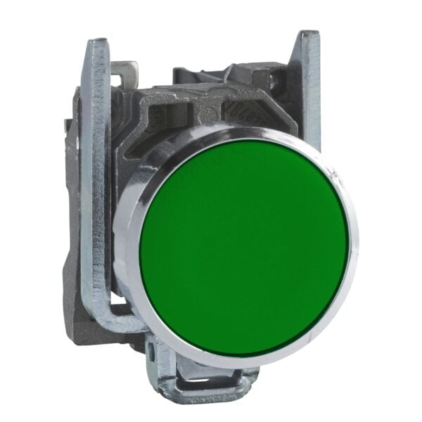 XB4BA31. PULSADOR METALICO RASANTE VERDE