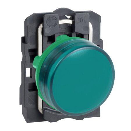 XB5AVM3, PILOTO VERDE LUMINOSO LED 220VAC, DIAM. 22MM, MAT. PLASTICO