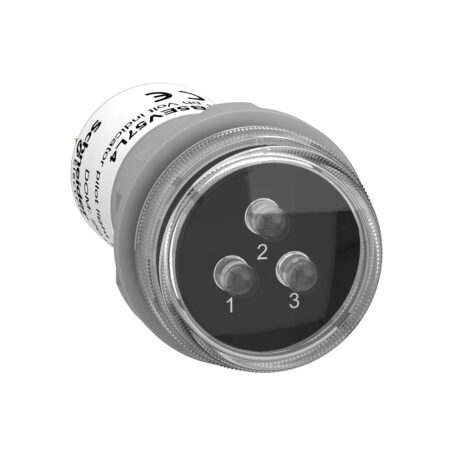 XB5EV57L4, PILOTO BLANCO, LED 360-400VAC, MAT. PLASTICO C/S NEUTRO