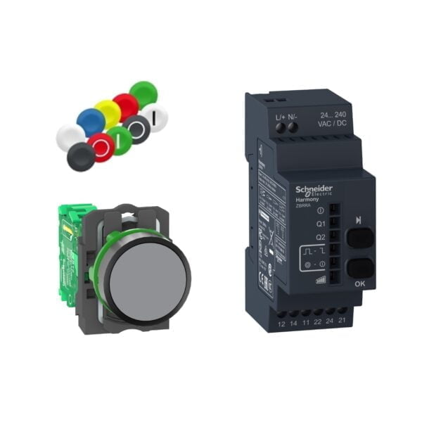 XB5RFA02. PULSADOR METALICO INALAMBRICO + RECEPTOR