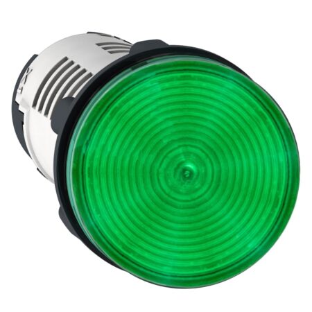 XB7EV03MP, PILOTO VERDE LUMINOSO LED 230-240VAC, DIAM. 22MM, MAT. PLASTICO