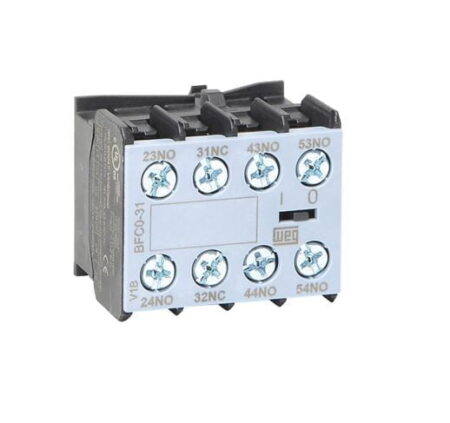 12499358, BFC0-31 – CONTACTO AUXILIAR 3NA+1NC, MONTAJE FRONTAL 12499358, BFC0-31 – CONTACTO AUXILIAR 3NA+1NC, MONTAJE FRONTAL